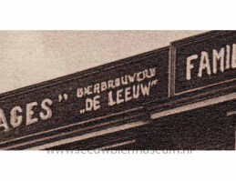 oude foto leeuw bier hotel lages vburg detail